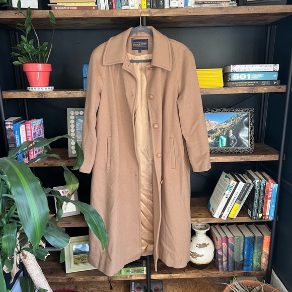 Pendleton Woolen Mills Long Wool Coat - Picture 1 of 11